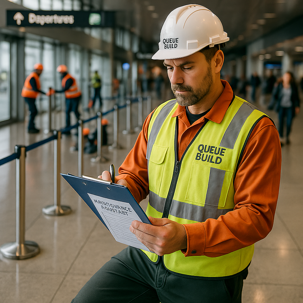 Clean Out Your Queue Queue Build - Airport Queue Management Solutions